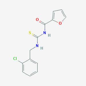 molecular formula C13H11ClN2O2S B269072 N-(2-chlorobenzyl)-N'-(2-furoyl)thiourea 