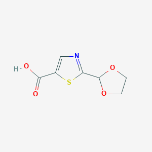 2-(1,3-Dioxolan-2-yl)-1,3-thiazole-5-carboxylic acid