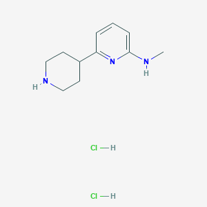 N-Methyl-6-(piperidin-4-yl)pyridin-2-amine dihydrochloride