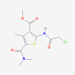 Methyl 2-[(chloroacetyl)amino]-5-[(dimethylamino)carbonyl]-4-methylthiophene-3-carboxylate