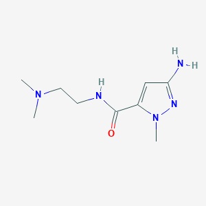 3-amino-N-[2-(dimethylamino)ethyl]-1-methyl-1H-pyrazole-5-carboxamide
