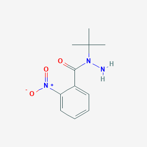 molecular formula C11H15N3O3 B2690799 N-tert-butyl-2-nitrobenzohydrazide CAS No. 866157-44-0