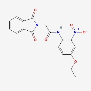 2-(1,3-dioxoisoindolin-2-yl)-N-(4-ethoxy-2-nitrophenyl)acetamide