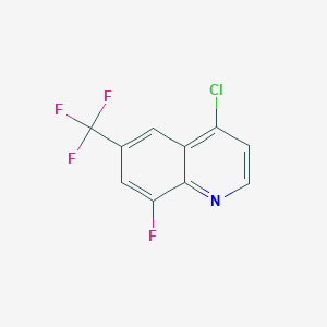 4-Chloro-8-fluoro-6-(trifluoromethyl)quinoline