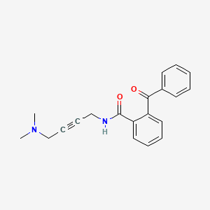 2-benzoyl-N-(4-(dimethylamino)but-2-yn-1-yl)benzamide