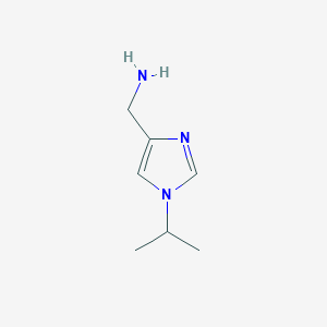 molecular formula C7H13N3 B2690849 [1-(propan-2-yl)-1H-imidazol-4-yl]methanamine CAS No. 1368493-92-8