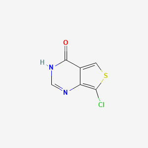 molecular formula C6H3ClN2OS B2690879 7-chloro-3H,4H-thieno[3,4-d]pyrimidin-4-one CAS No. 53826-83-8