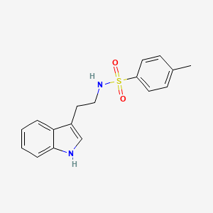 molecular formula C17H18N2O2S B2690927 N-[2-(1H-吲哚-3-基)乙基]-4-甲基苯磺酰胺 CAS No. 86658-78-8