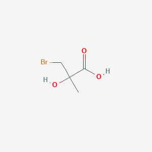 molecular formula C4H7BrO3 B026910 (S)-3-Bromo-2-hydroxy-2-methylpropanoic Acid CAS No. 106089-20-7