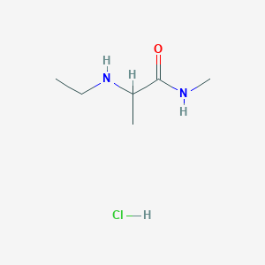 B2691018 2-(Ethylamino)-N-methylpropanamide hydrochloride CAS No. 2137457-79-3