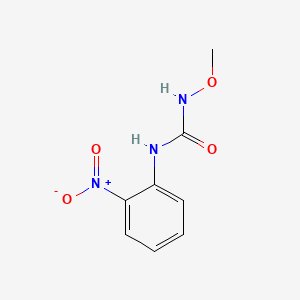 molecular formula C8H9N3O4 B2691023 1-甲氧基-3-(2-硝基苯基)脲 CAS No. 326907-96-4