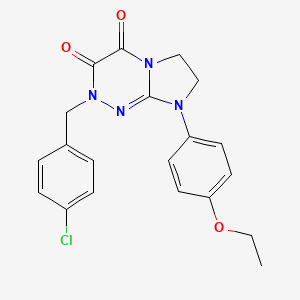 2-(4-chlorobenzyl)-8-(4-ethoxyphenyl)-7,8-dihydroimidazo[2,1-c][1,2,4]triazine-3,4(2H,6H)-dione