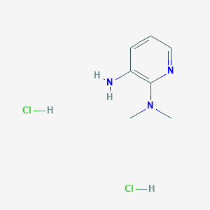 molecular formula C7H13Cl2N3 B2691041 N2,N2-Dimethylpyridine-2,3-diamine dihydrochloride CAS No. 1177350-84-3