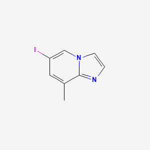 molecular formula C8H7IN2 B2691083 6-Iodo-8-methylimidazo[1,2-a]pyridine CAS No. 861208-21-1