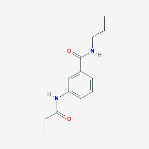molecular formula C13H18N2O2 B269112 3-(propionylamino)-N-propylbenzamide 