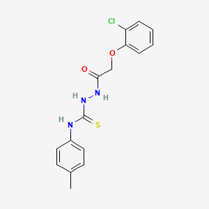 molecular formula C16H16ClN3O2S B2691188 1-(2-(2-Chlorophenoxy)acetyl)-4-(4-methylphenyl)thiosemicarbazide CAS No. 891570-43-7
