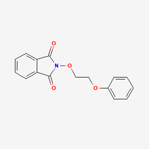 molecular formula C16H13NO4 B2691190 2-(2-苯氧乙氧基)异吲哚-1,3-二酮 CAS No. 338406-38-5