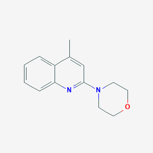 molecular formula C14H16N2O B2691208 4-Methyl-2-morpholinoquinoline CAS No. 79140-31-1