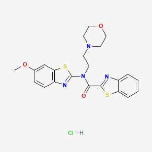 N-(6-methoxybenzo[d]thiazol-2-yl)-N-(2-morpholinoethyl)benzo[d]thiazole-2-carboxamide hydrochloride