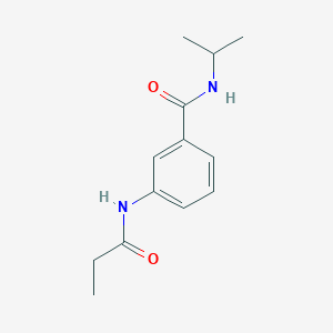 molecular formula C13H18N2O2 B269129 N-isopropyl-3-(propionylamino)benzamide 