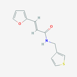 B2691294 (E)-3-(furan-2-yl)-N-(thiophen-3-ylmethyl)acrylamide CAS No. 1331723-38-6