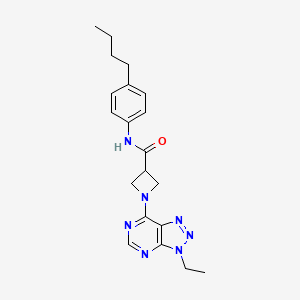 B2691309 N-(4-butylphenyl)-1-(3-ethyl-3H-[1,2,3]triazolo[4,5-d]pyrimidin-7-yl)azetidine-3-carboxamide CAS No. 1448135-24-7