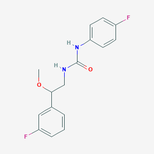 1-(4-Fluorophenyl)-3-(2-(3-fluorophenyl)-2-methoxyethyl)urea