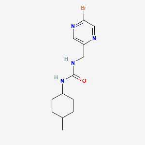 1-[(5-Bromopyrazin-2-yl)methyl]-3-(4-methylcyclohexyl)urea