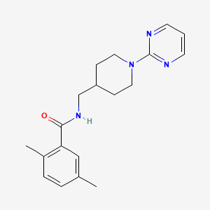 2,5-dimethyl-N-((1-(pyrimidin-2-yl)piperidin-4-yl)methyl)benzamide