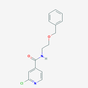 2-Chloro-N-(2-phenylmethoxyethyl)pyridine-4-carboxamide