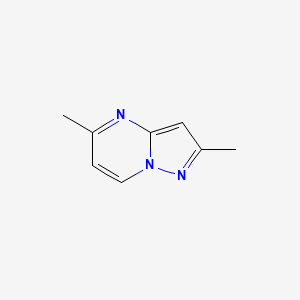 molecular formula C8H9N3 B2691351 2,5-二甲基吡唑并[1,5-a]嘧啶 CAS No. 1263060-58-7