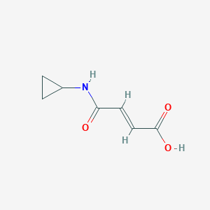 molecular formula C7H9NO3 B2691352 (Z)-3-环丙基氨基甲酰-丙烯酸 CAS No. 925413-02-1