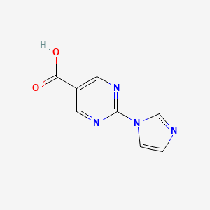 2-(1H-Imidazol-1-YL)pyrimidine-5-carboxylic acid