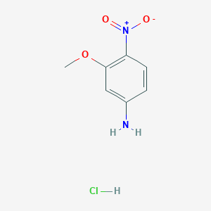 molecular formula C7H9ClN2O3 B2691419 3-Methoxy-4-nitroaniline;hydrochloride CAS No. 944736-37-2