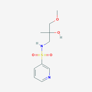 N-(2-hydroxy-3-methoxy-2-methylpropyl)pyridine-3-sulfonamide