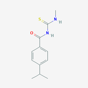 molecular formula C12H16N2OS B269145 N-(4-isopropylbenzoyl)-N'-methylthiourea 