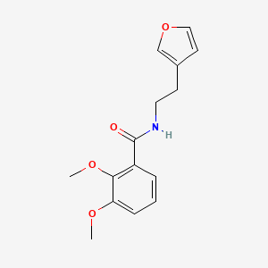 molecular formula C15H17NO4 B2691462 N-(2-(furan-3-yl)ethyl)-2,3-dimethoxybenzamide CAS No. 1428363-74-9