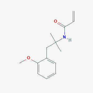 molecular formula C14H19NO2 B2691478 N-[1-(2-Methoxyphenyl)-2-methylpropan-2-yl]prop-2-enamide CAS No. 2411239-50-2