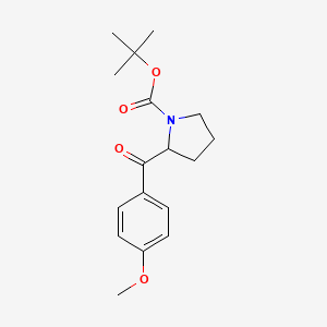 Tert-butyl 2-(4-methoxybenzoyl)pyrrolidine-1-carboxylate