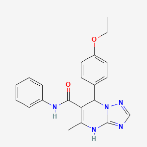 7-(4-ethoxyphenyl)-5-methyl-N-phenyl-4,7-dihydro-[1,2,4]triazolo[1,5-a]pyrimidine-6-carboxamide