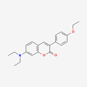 molecular formula C21H23NO3 B2691542 7-(Diethylamino)-3-(4-ethoxyphenyl)chromen-2-one CAS No. 720673-76-7