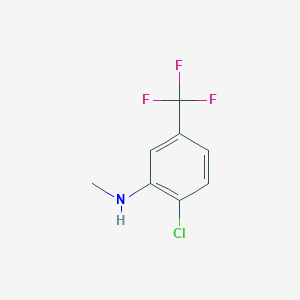 molecular formula C8H7ClF3N B2691568 2-氯-N-甲基-5-(三氟甲基)苯胺 CAS No. 42265-74-7