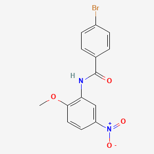 4-bromo-N-(2-methoxy-5-nitrophenyl)benzamide