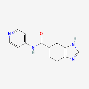 N-(pyridin-4-yl)-4,5,6,7-tetrahydro-1H-benzo[d]imidazole-5-carboxamide