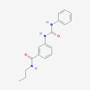 molecular formula C17H19N3O2 B269175 3-[(anilinocarbonyl)amino]-N-propylbenzamide 