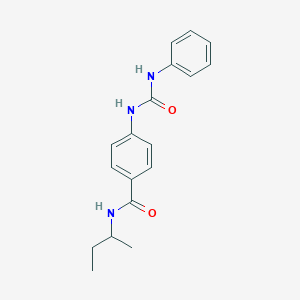 4-[(anilinocarbonyl)amino]-N-(sec-butyl)benzamide