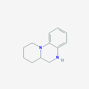 molecular formula C12H16N2 B2691820 6,6a,7,8,9,10-Hexahydro-5H-pyrido[1,2-a]quinoxaline CAS No. 338949-36-3