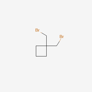 molecular formula C6H10Br2 B2691830 1,1-双(溴甲基)环丁烷 CAS No. 20371-79-3