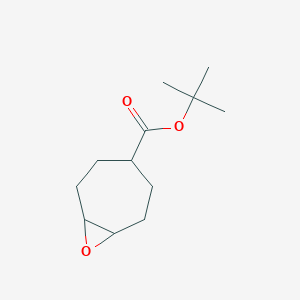 molecular formula C12H20O3 B2691845 叔丁基8-氧代双环[5.1.0]辛烷-4-羧酸酯 CAS No. 2470440-91-4