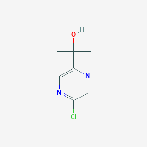 molecular formula C7H9ClN2O B2691852 2-(5-Chloropyrazin-2-yl)propan-2-ol CAS No. 1240596-83-1